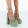 Baldauren Roman Sandals Women Summer New High Heel Cross Strap Platform Opened Toe Fashion Show Plus Size Sandals Strappy Pumps